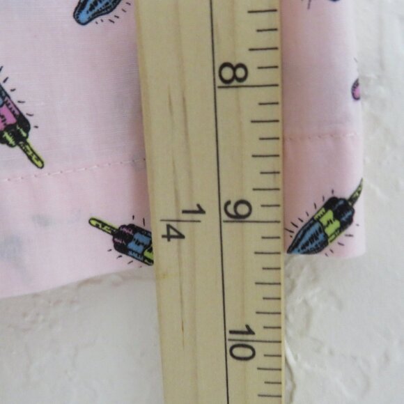 Public Opinion* Men's Short Sleeve Button Down Curved Hem Pocket Shirt~ Medium - Picture 9 of 11